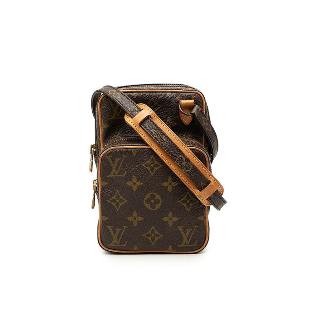 Louis Vuitton Monogram Amazon Crossbody Bag Brown Leather